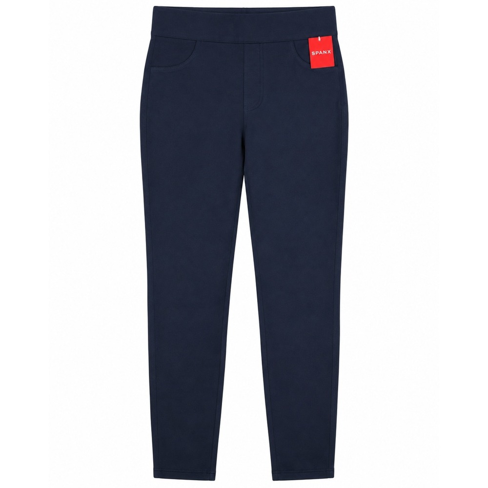 Spanx Perfect Black Pant Ankle 4-Pocket Classic Navy Blue Large NWT